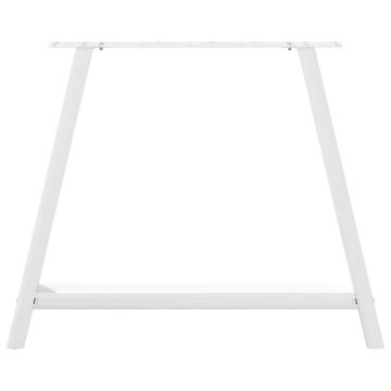 A-Shaped Coffee Table Legs - White Steel (2 pcs) | HipoMarket