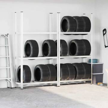 3-Layer Tyre Shelves - Steel Storage Solution | HiPoMarket