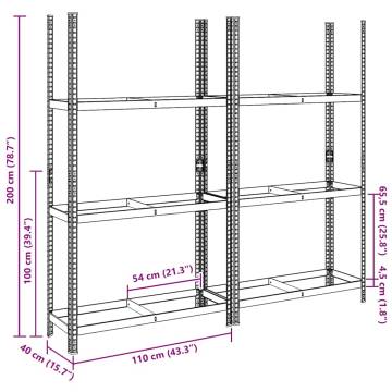 3-Layer Tyre Shelves - Steel Storage Solution | HiPoMarket