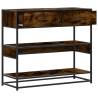 Console Table Smoked Oak 90x35x80 cm - Stylish & Durable