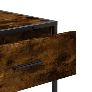 Console Table Smoked Oak 90x35x80 cm - Stylish & Durable