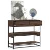  Console Table Brown Oak 90x35x80 cm Engineered Wood Colour brown oak Quantity in Package 1 