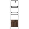 Stylish Brown Oak Wardrobe - 90x50x180 cm Engineered Wood