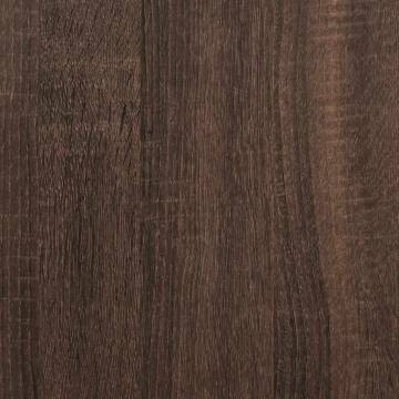 Stylish Brown Oak Wardrobe - 90x50x180 cm Engineered Wood