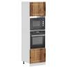  Oven Cabinets 2 pcs Kalmar Old Wood Engineered Wood Colour old wood Quantity in Package 1 Model 2x oven cabinet 60 cm Number of 