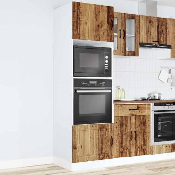 Oven Cabinets 2 pcs Kalmar Old Wood - Stylish & Durable