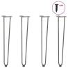  Hairpin Table Legs 4 pcs Natural Steel 72 cm Solid Steel Colour natural Size 72 cm Quantity in Package 1 Model 2 rods 