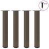  Coffee Table Legs 4 pcs Natural Steel 72-74 cm Steel Colour natural Size 72-74 cm (80 mm) Quantity in Package 1 Number of 