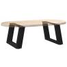 U-Shaped Coffee Table Legs 2 pcs Black - Durable Steel Design