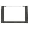 U-Shaped Coffee Table Legs - Anthracite Steel | HipoMarket