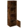 Stylish Bookcase Smoked Oak - Perfect for Organizing Books