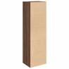 Stylish Brown Oak Bookcase - 31x24x102 cm Engineered Wood