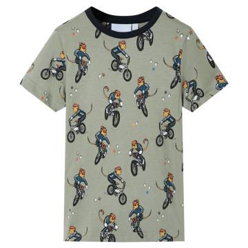 Kids' Short Sleeve Pyjamas - Light Khaki 92 | Hipo Market