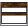 Console Table Smoked Oak 90x35x80 cm - Stylish & Durable