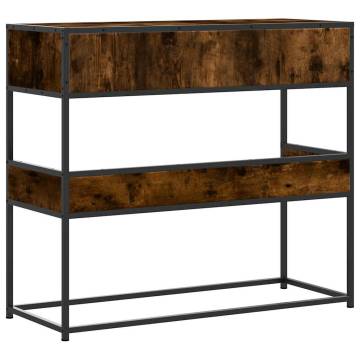 Console Table Smoked Oak 90x35x80 cm - Stylish & Durable