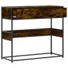 Console Table Smoked Oak 90x35x80 cm - Stylish & Durable