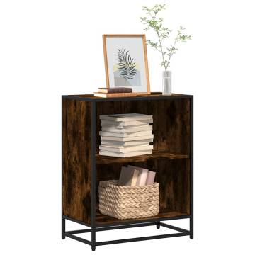 Book Cabinet Smoked Oak - Stylish & Durable 60x35x76 cm