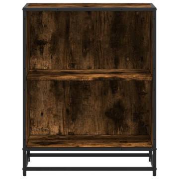 Book Cabinet Smoked Oak - Stylish & Durable 60x35x76 cm