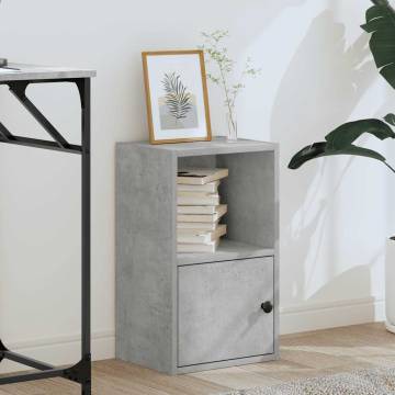 Concrete Grey Bookcase - Stylish Storage Solution | HipoMarket