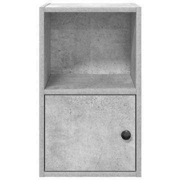 Concrete Grey Bookcase - Stylish Storage Solution | HipoMarket