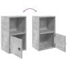 Concrete Grey Bookcase - Stylish Storage Solution | HipoMarket