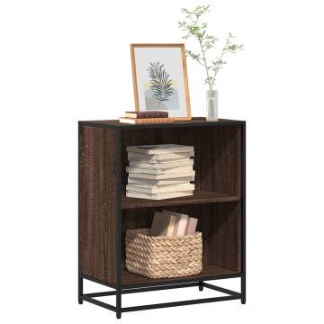 Brown Oak Book Cabinet 60x35x76 cm - Durable & Stylish