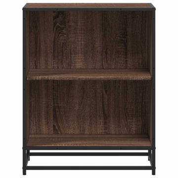 Brown Oak Book Cabinet 60x35x76 cm - Durable & Stylish