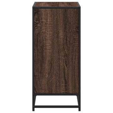 Brown Oak Book Cabinet 60x35x76 cm - Durable & Stylish