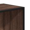 Brown Oak Book Cabinet 60x35x76 cm - Durable & Stylish