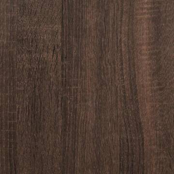 Book Cabinet Brown Oak - 80.5x35x76 cm | Hipomarket UK