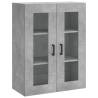 Stylish Highboard Concrete Grey | Durable Engineered Wood