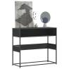  Console Table Black 90x35x80 cm Engineered Wood Colour black Quantity in Package 1 