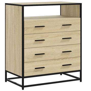 Stylish Drawer Cabinet Sonoma Oak - Durable & Elegant Design