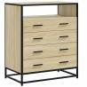 Stylish Drawer Cabinet Sonoma Oak - Durable & Elegant Design