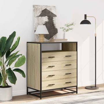 Stylish Drawer Cabinet Sonoma Oak - Durable & Elegant Design