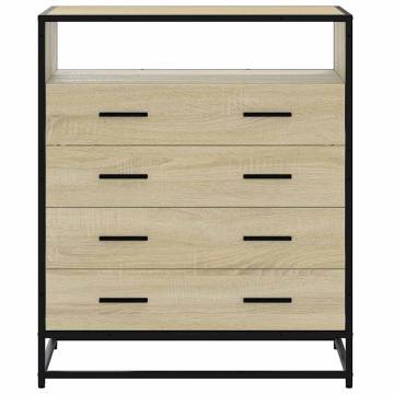 Stylish Drawer Cabinet Sonoma Oak - Durable & Elegant Design