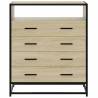 Stylish Drawer Cabinet Sonoma Oak - Durable & Elegant Design