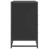 Stylish Black Drawer Cabinet - 70x41x70 cm | HipoMarket