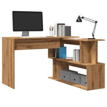 Corner Desk Artisan Oak - Stylish & Functional Design