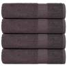  Shower Towels 4 pcs Anthracite 70x140 cm 360 gsm 100% Cotton Colour anthracite Size 70 x 140 cm Quantity in Package 4 