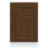 Kitchen Base Cabinet Kalmar | Brown Oak | Engineered Wood