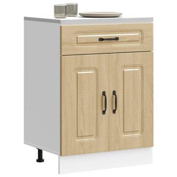 Kalmar Sonoma Oak Kitchen Base Cabinet | Durable Storage Solution