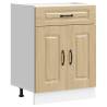 Kalmar Sonoma Oak Kitchen Base Cabinet | Durable Storage Solution