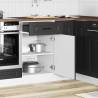 Kalmar Black Engineered Wood Kitchen Base Cabinet | Hipomarket