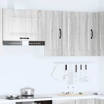 Kalmar Grey Sonoma Kitchen Wall Cabinet - Durable & Stylish