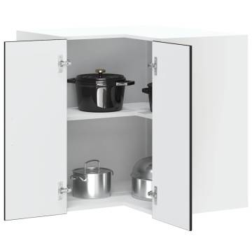 Kalmar Black Kitchen Wall Corner Cabinet - Optimize Space