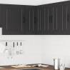 Kalmar Black Kitchen Wall Corner Cabinet - Optimize Space