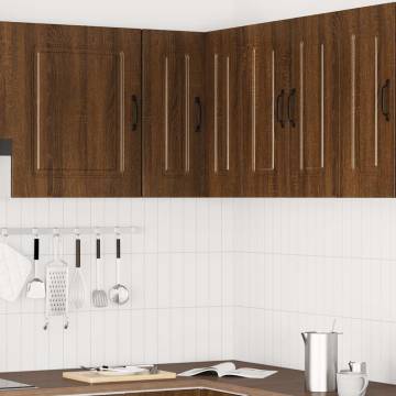 Kalmar Brown Oak Kitchen Wall Corner Cabinet | Hipo Market