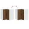 Kalmar Brown Oak Kitchen Wall Corner Cabinet | Hipo Market