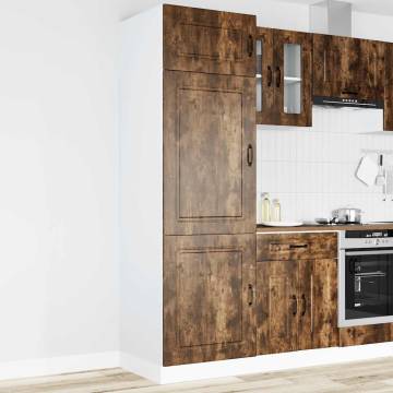 Kalmar Smoked Oak Kitchen Cupboard - Durable & Stylish